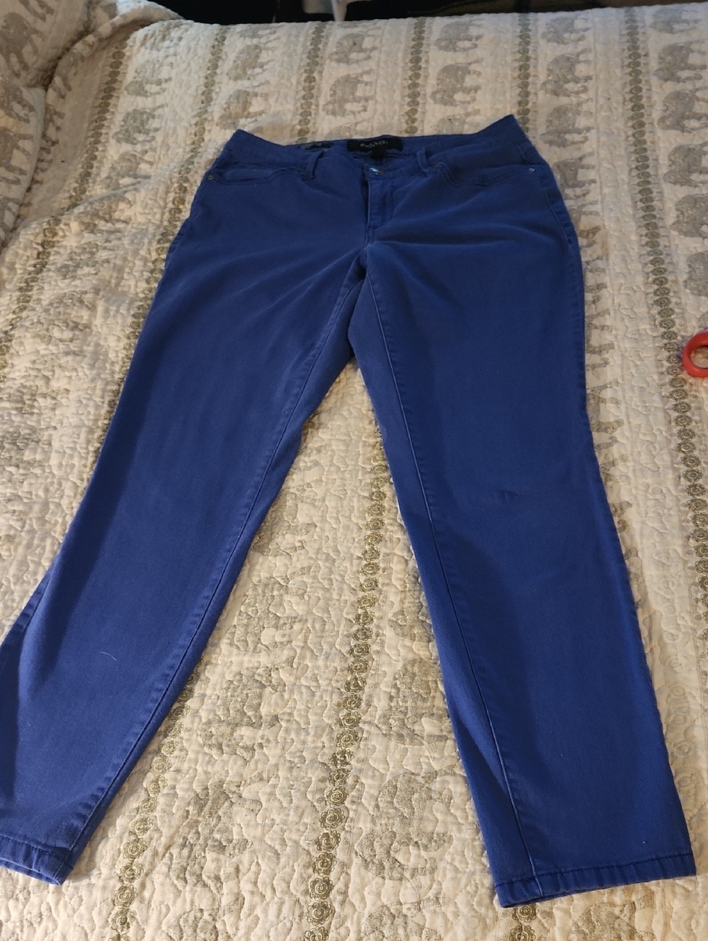 Nine West Indigo Skinny Cigarette Fit Jeans
